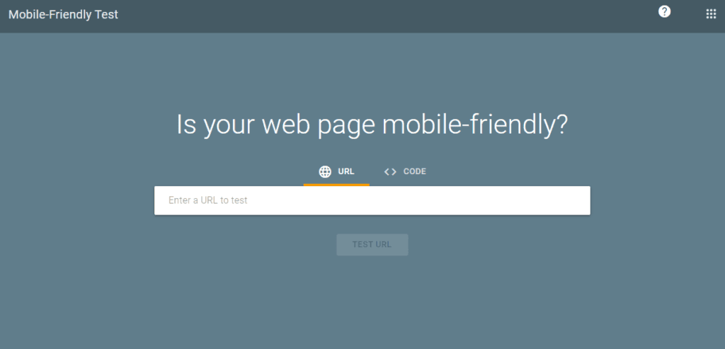 mobile friendly test google