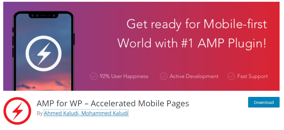 amp for wp - mobile-friendly WordPress plugins