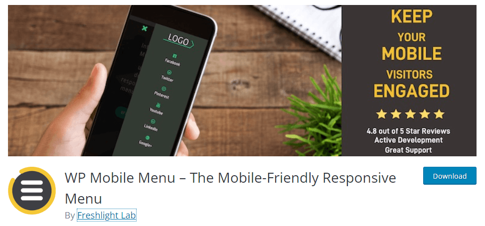 wp mobile menu