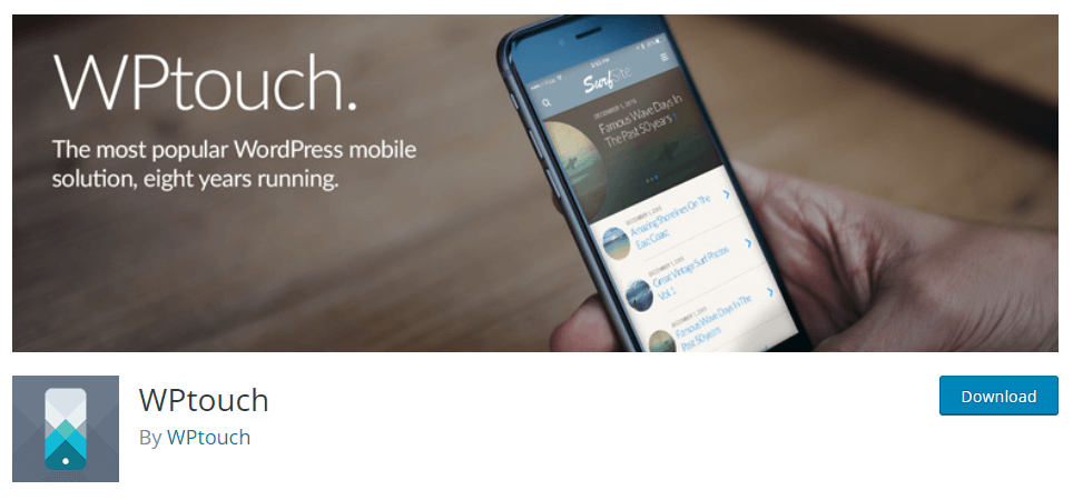 wptouch - mobile-friendly WordPress plugins