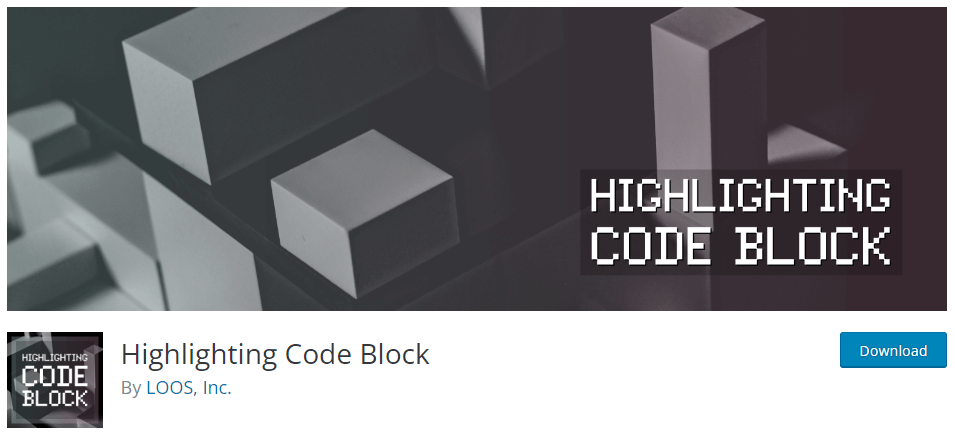 highlighting code block