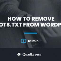how to remove robots.txt from wordpress