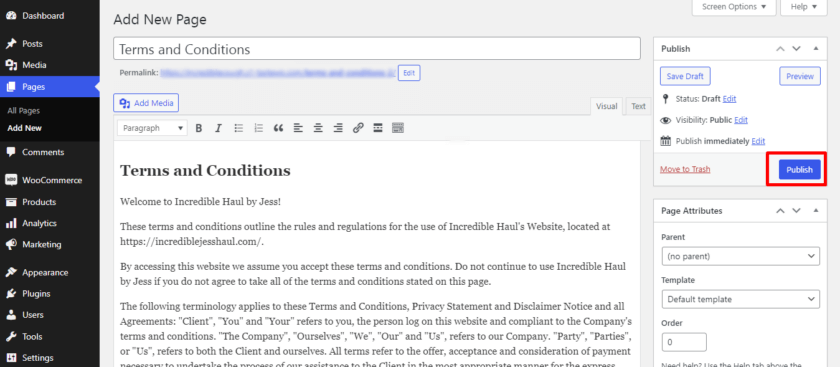 add-terms-and-conditions-to-wordpress