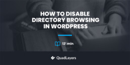how to disable directory browsing in wordpress
