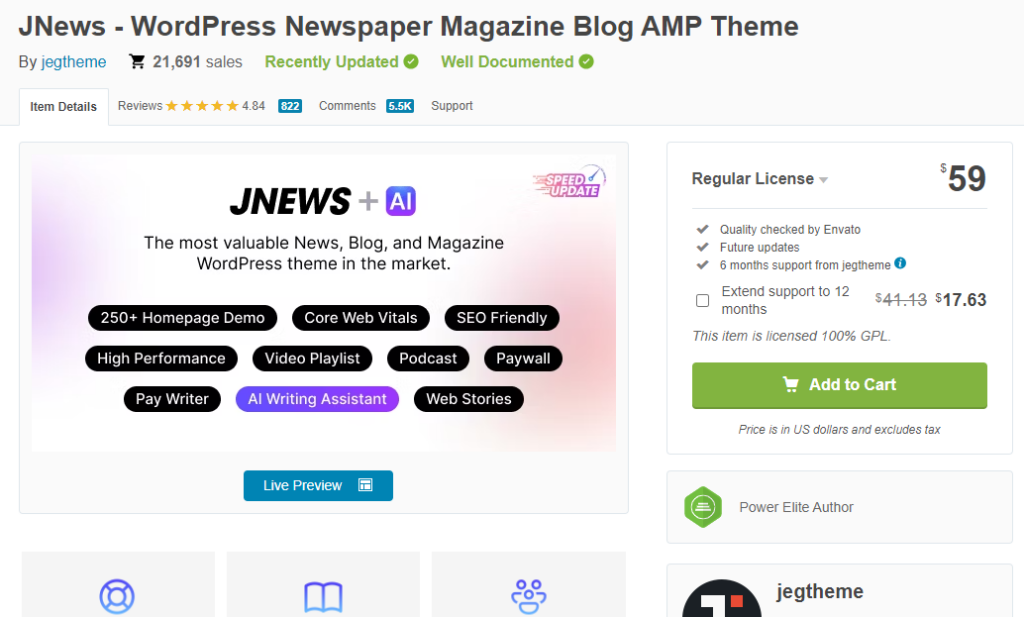 JNews WordPress theme