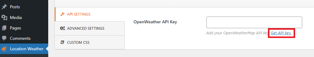 get API key