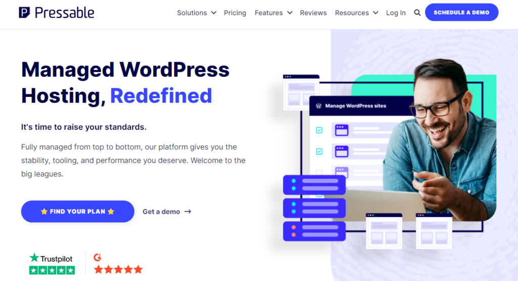 pressable - cloud WordPress hosting providers