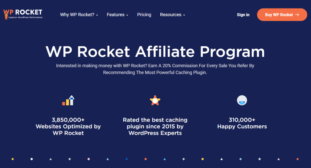 wp rocket affiliate program - WordPress affiliate programs