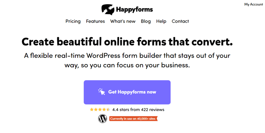 happyforms - WPForms alternatives